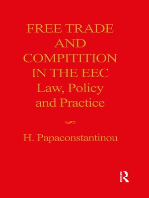 cover image of Free Trade and Competition in the EEC